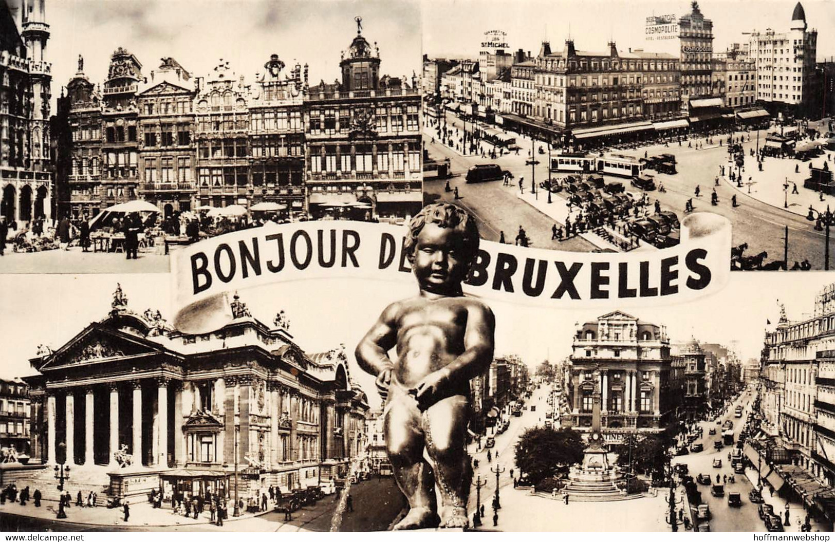 Bruxelles / Brüssel - Mehrbildkarte (105) - Panoramische Zichten, Meerdere Zichten
