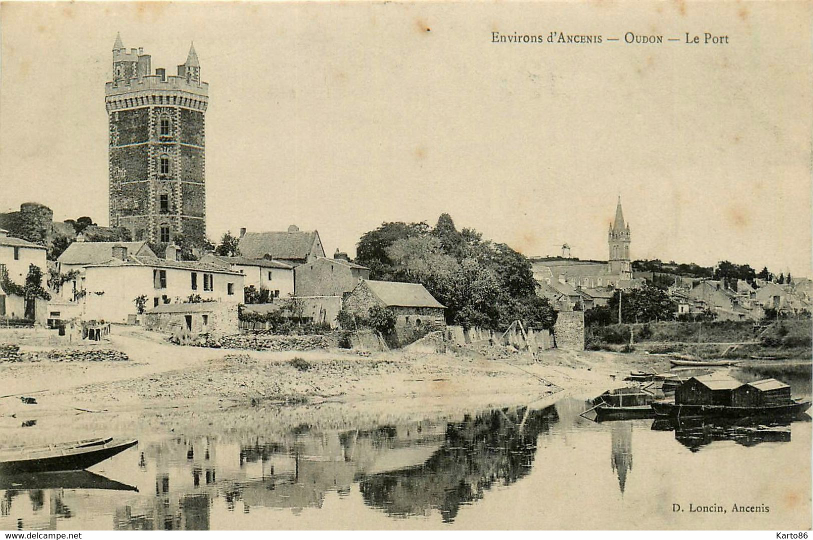 Oudon * Vue Sur Le Port * Environs D'ancenis - Oudon