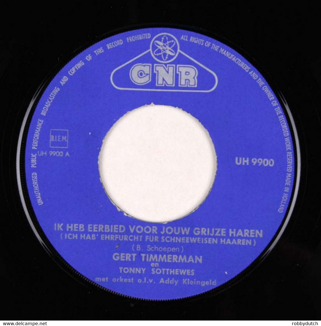 * 7" *  GERT TIMMERMAN - IK HEB EERBIED VOOR JOUW GRIJZE HAREN (Holland 1963) - Sonstige - Niederländische Musik