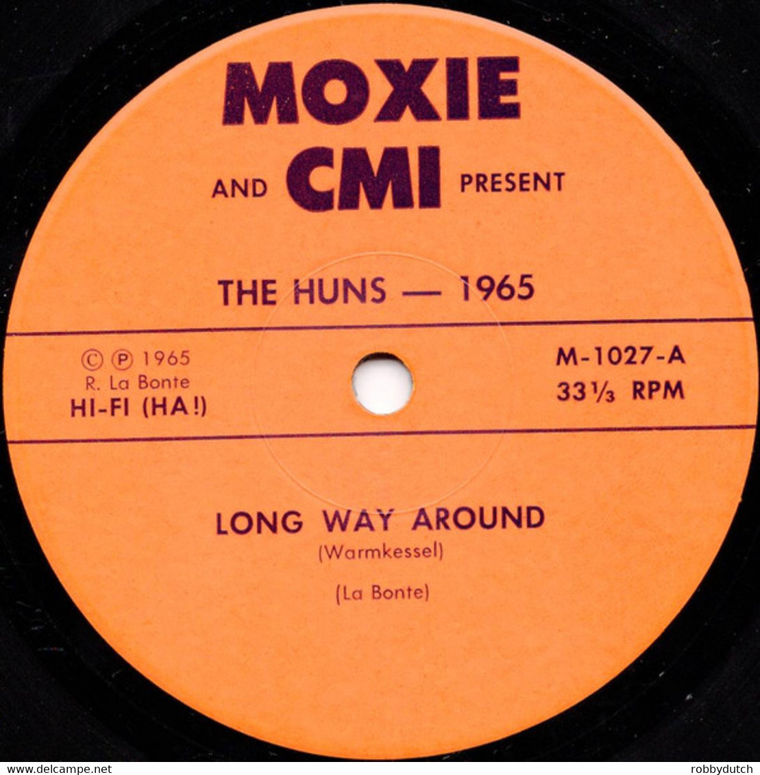 * 7" EP *   THE HUNS - 1965 N.Y.  (USA 1965) - Punk