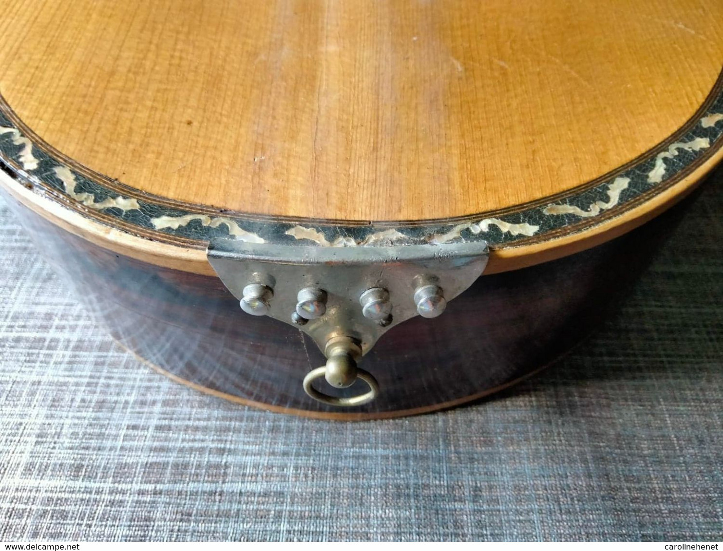 Mandoline Plate Paolo Stradini Napoli - Instruments De Musique
