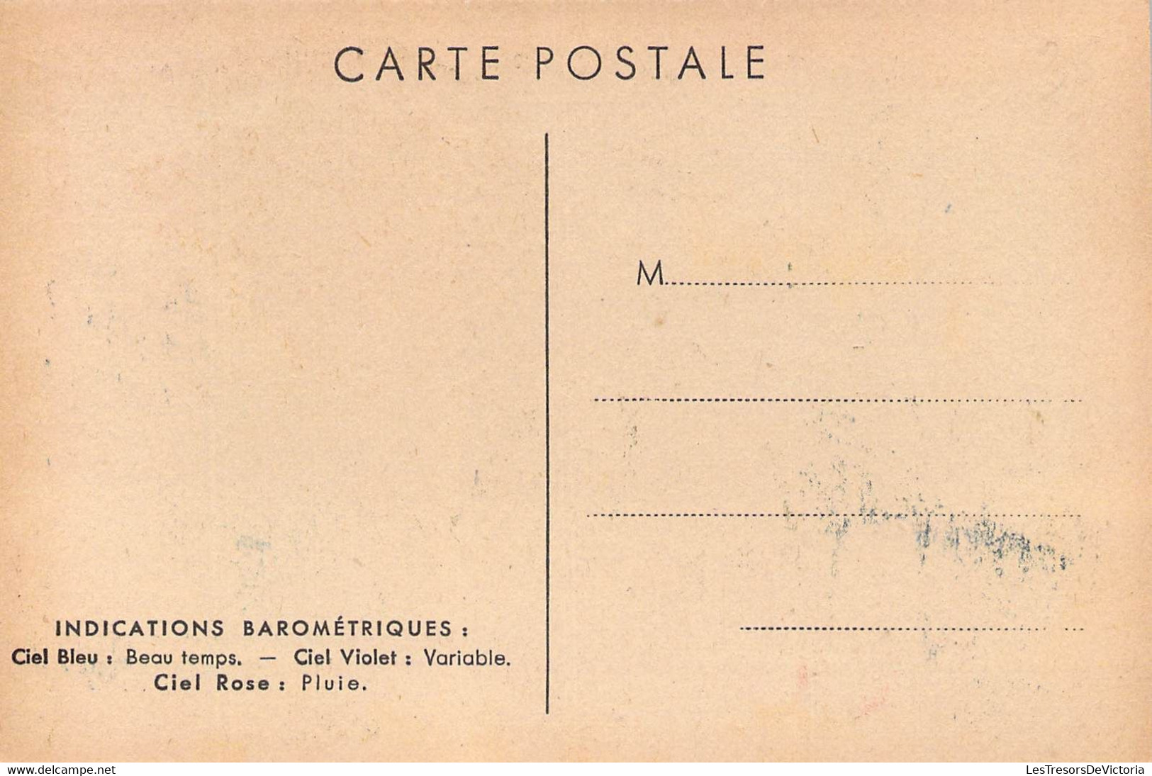 CPA - FANTAISIE - Carte Barométrique - LOTERIE NATIONALE - Illustration Homme Et Femme Roy Bret Kodj - A Systèmes