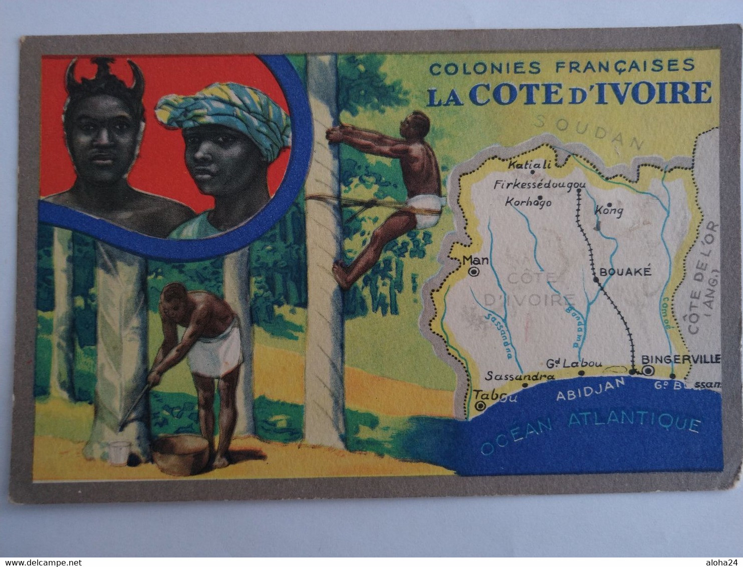 COTE D'IVOIRE COLONIES FRANCAISES SOUDAN FANTAISIE - 4919 - Côte-d'Ivoire