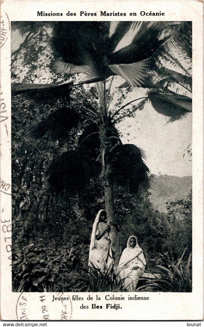 Missions Des Pères Maristes En Océanie - Jeunes Filles De La Colonie Indienne Des Iles Fidji - Missions