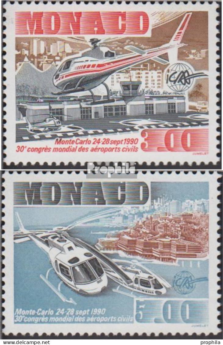 Monaco 1973-1974 (kompl.Ausg.) Postfrisch 1990 ICAA - Neufs