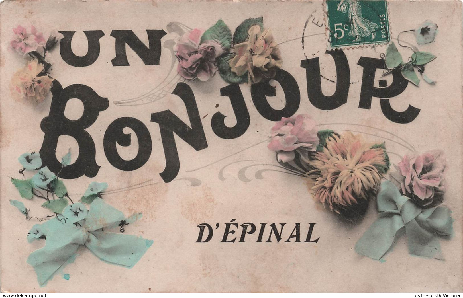 CPA Un Boujour D'epinal - Fleurs - Epinal