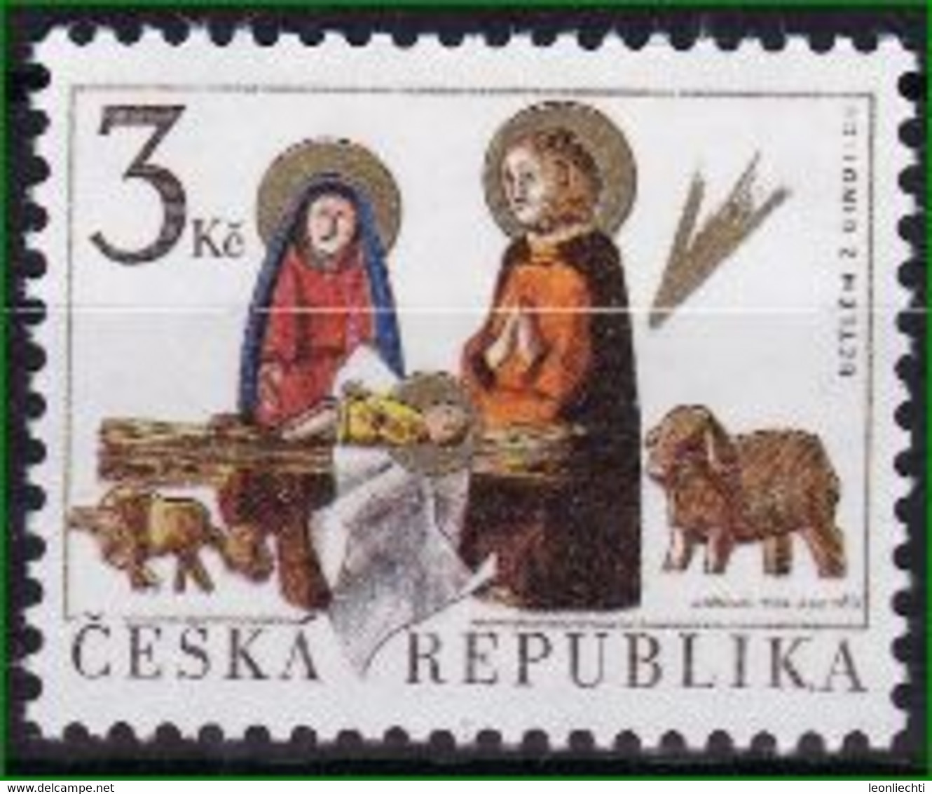 1996 Tschechische Republik Mi:132** / Y&T: 129** Christmas - Weihnachten - Navidad - Noël - Neufs