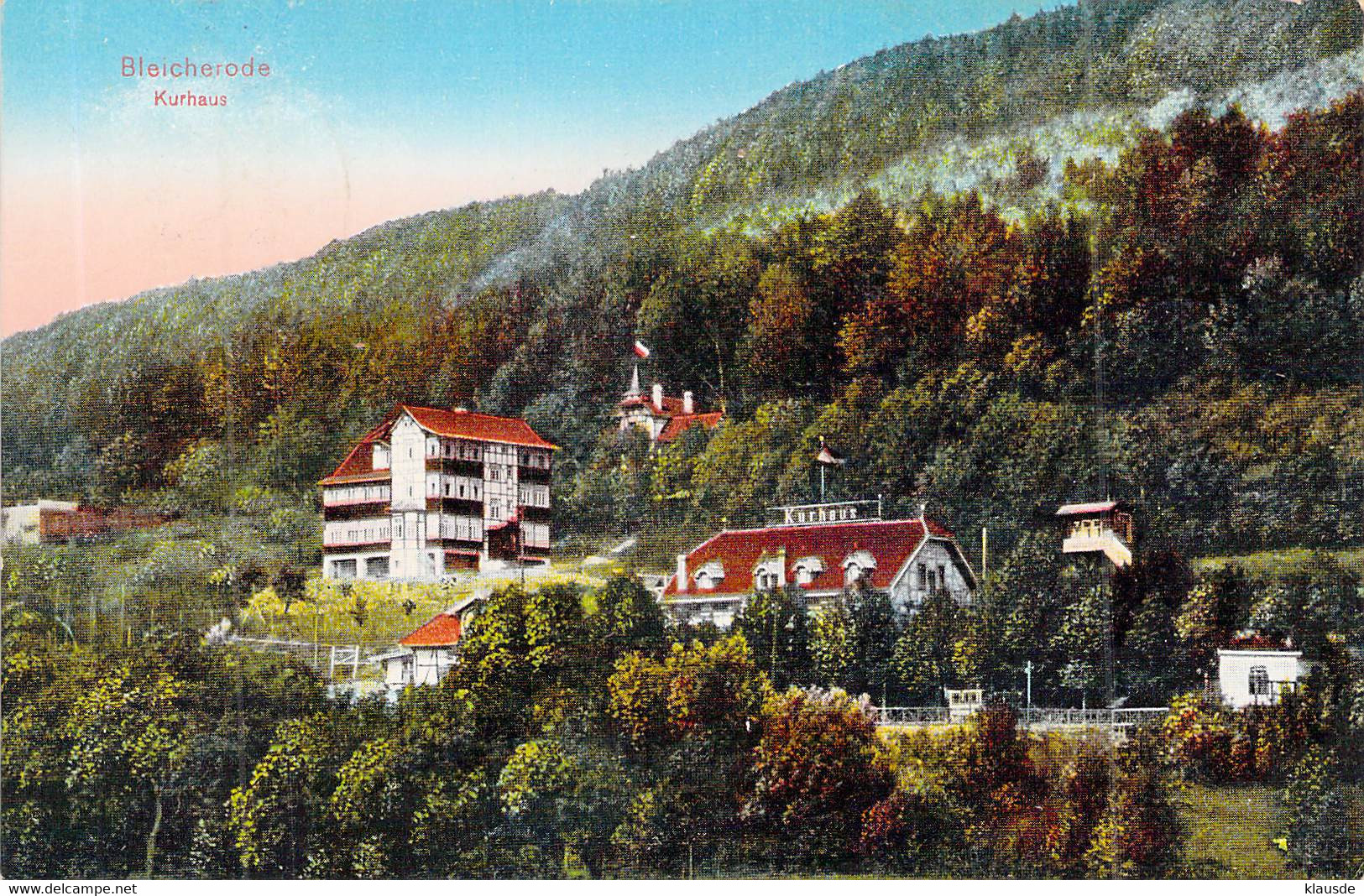 Bleicherode - Kurhaus 1913 - Bleicherode