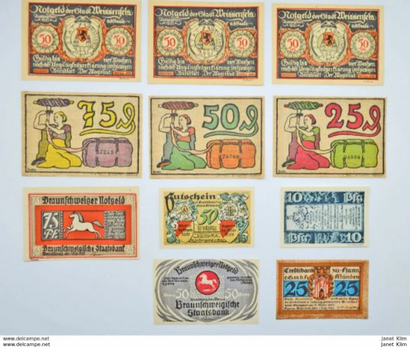 Notgeld-Emergency Money Sale Lot - Colecciones