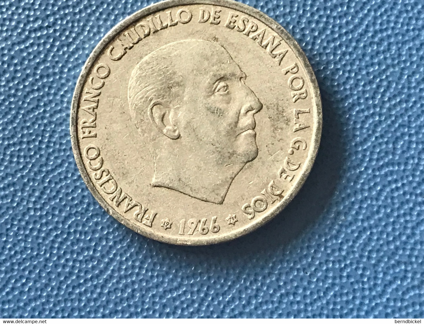 Münze Münzen Umlaufmünze Spanien 50 Centimos 1966 Im Stern 71 - 50 Centiem
