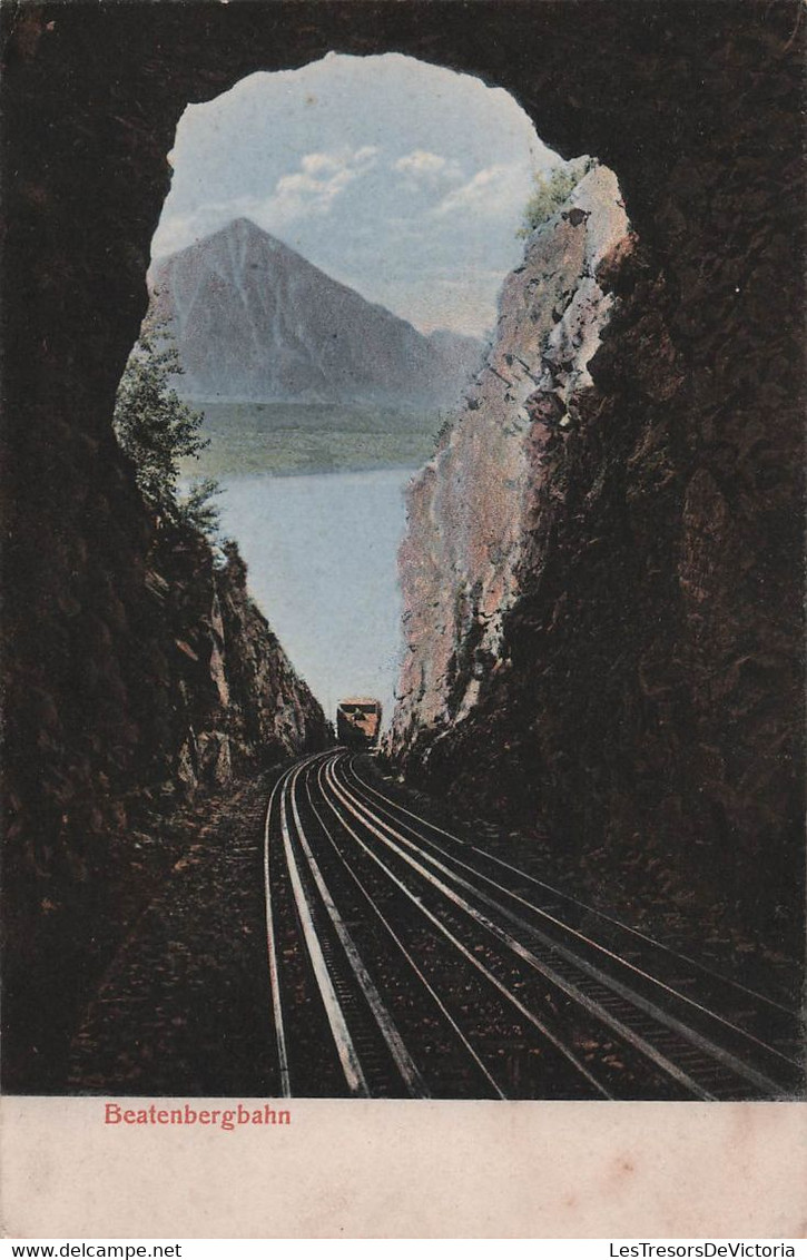 CPA Beatenbergbahn - Bern - Suisse - Tramway  - Griffe Affranchissement Anvers - 1907 - Beatenberg