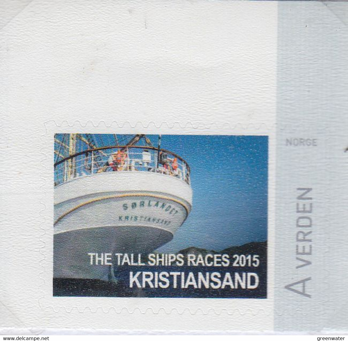 Norway The Tall Ship Races 2015 Personal Stamp (NI204C) - Brieven En Documenten