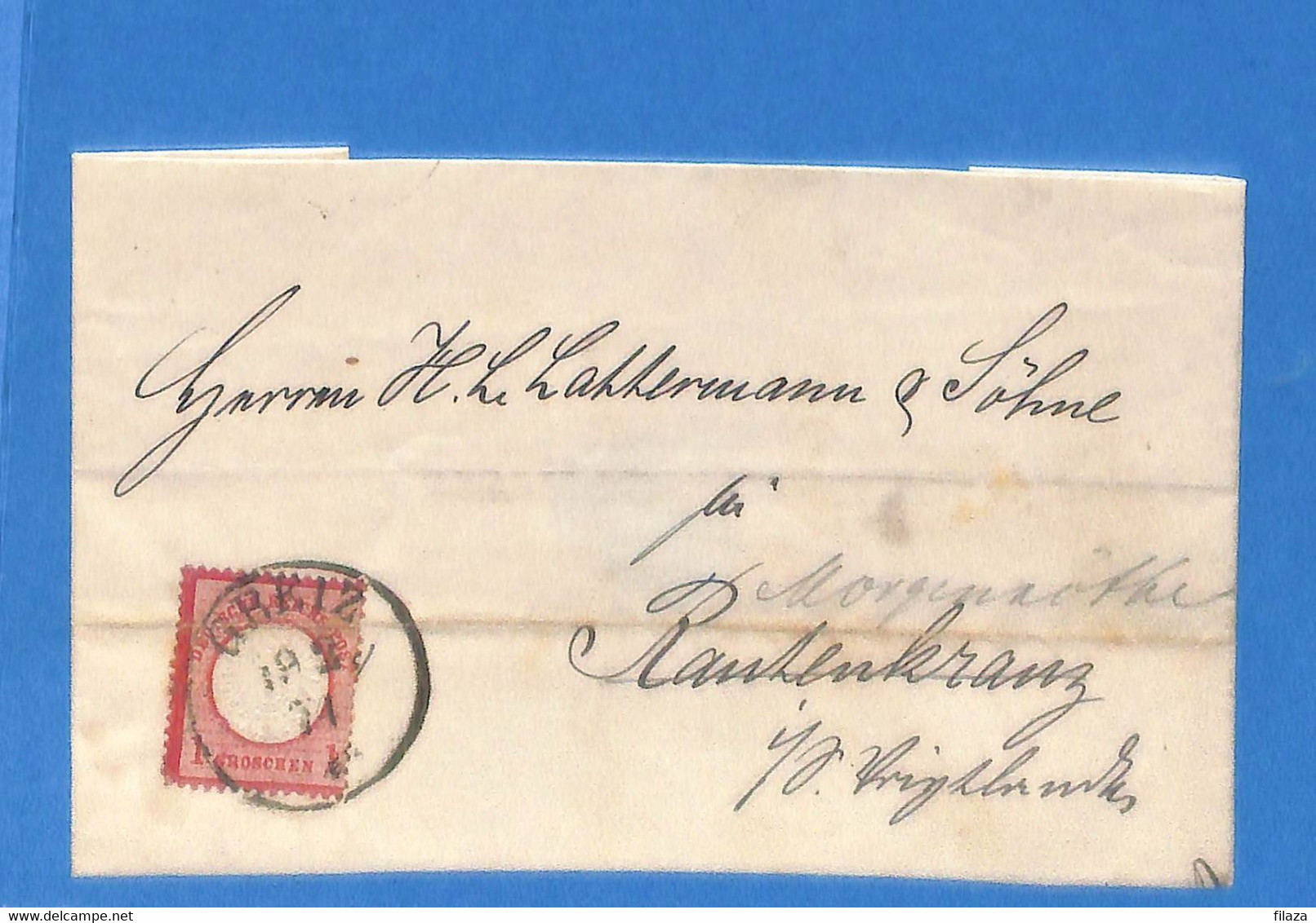 Allemagne Reich 1874 Lettre De Greiz (G8983) - Lettres & Documents