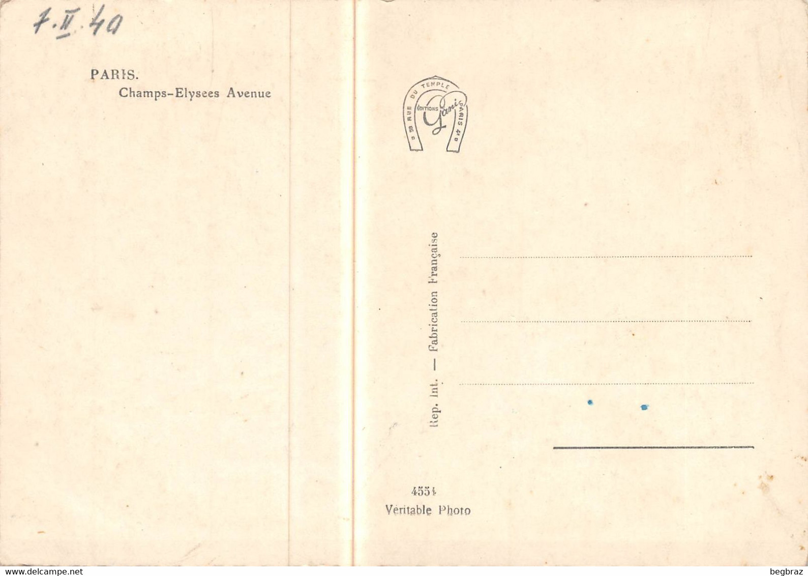 PARIS  AVENUE - Champs-Elysées