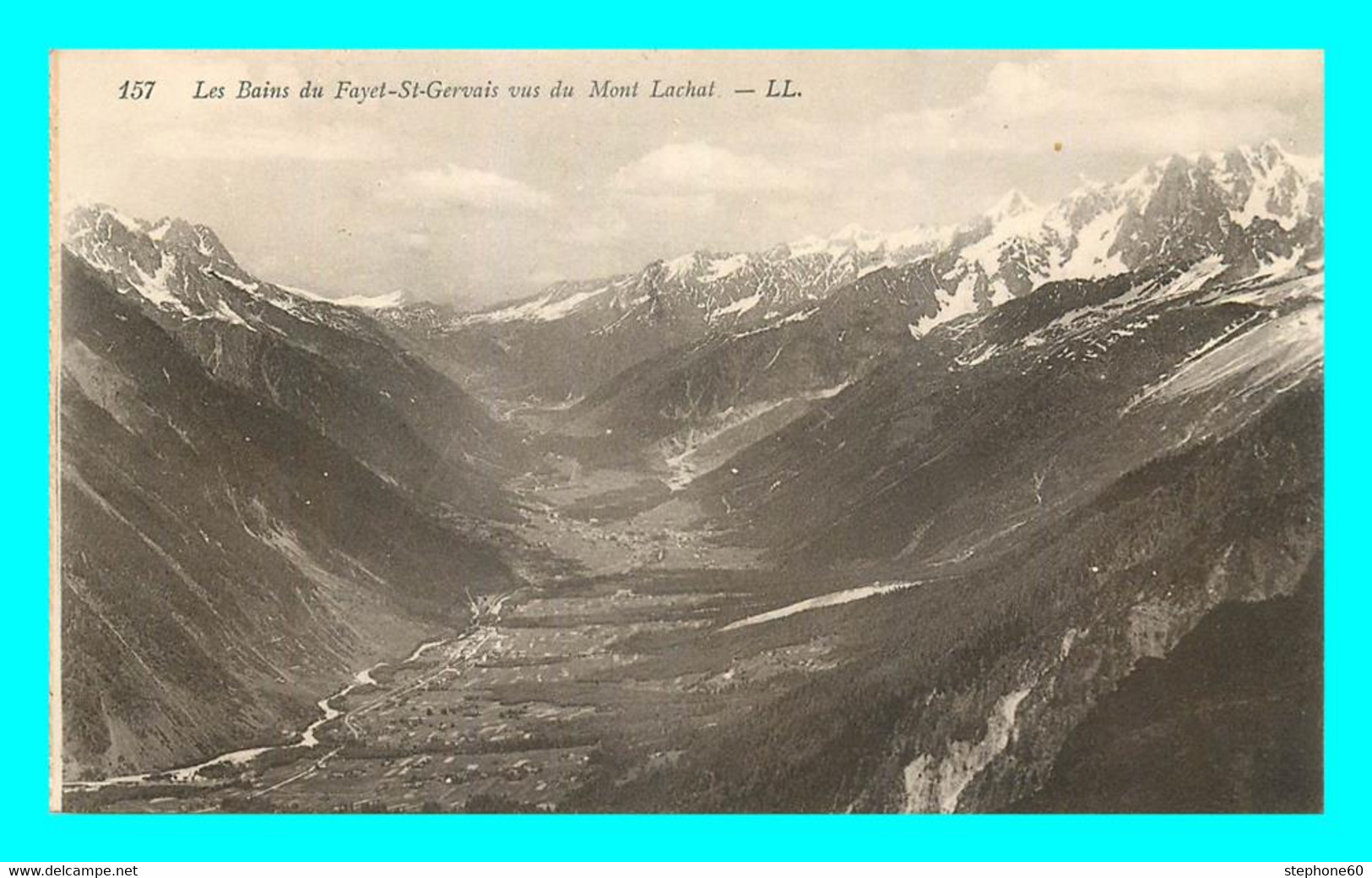 A777 / 127 74 - Les Bains Du Fayet Saint Gervais Vus Du Mont Lachat - Other & Unclassified