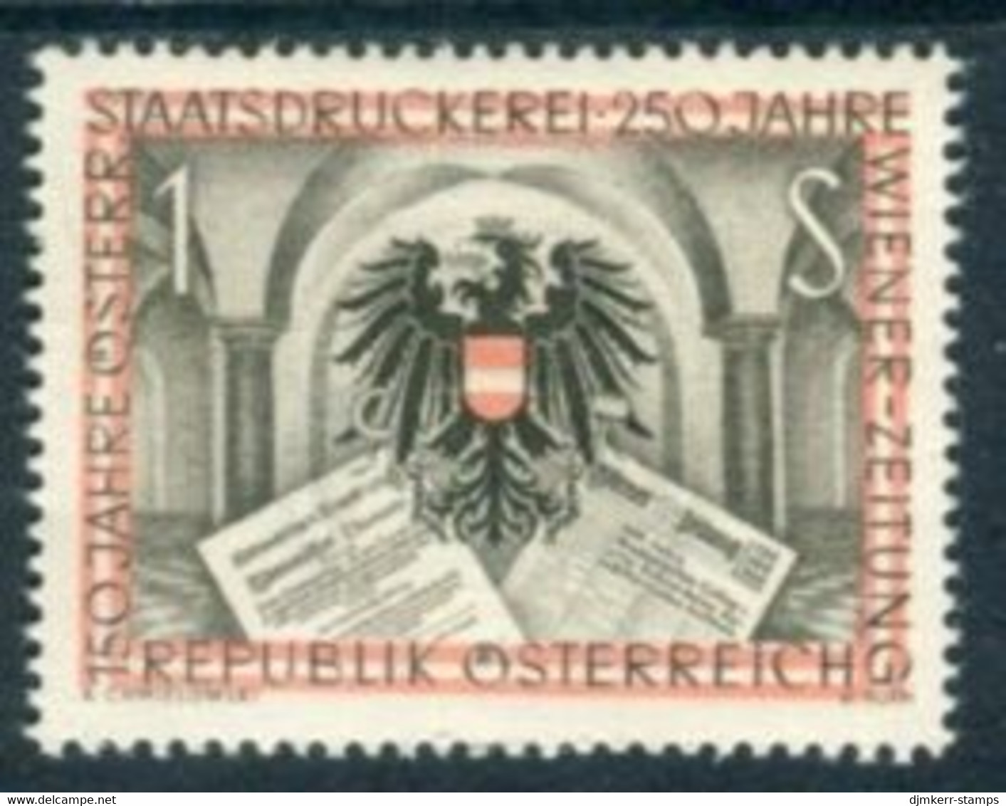 AUSTRIA 1954  State Printing Works MNH / **.  Michel 1011 - Ungebraucht