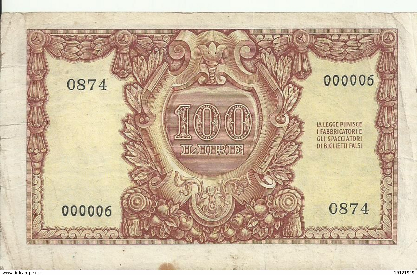 Z185 -CENTO LIRE - 100 Lire