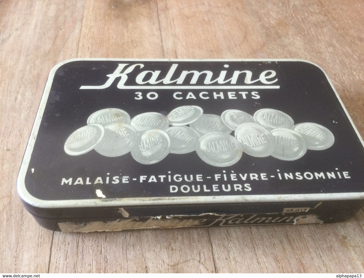 Boîte Fer Kalmine Malaise Fatigué Fièvre Insomnie Douleurs Phar Paul Metadiev Tours - Matériel Médical & Dentaire