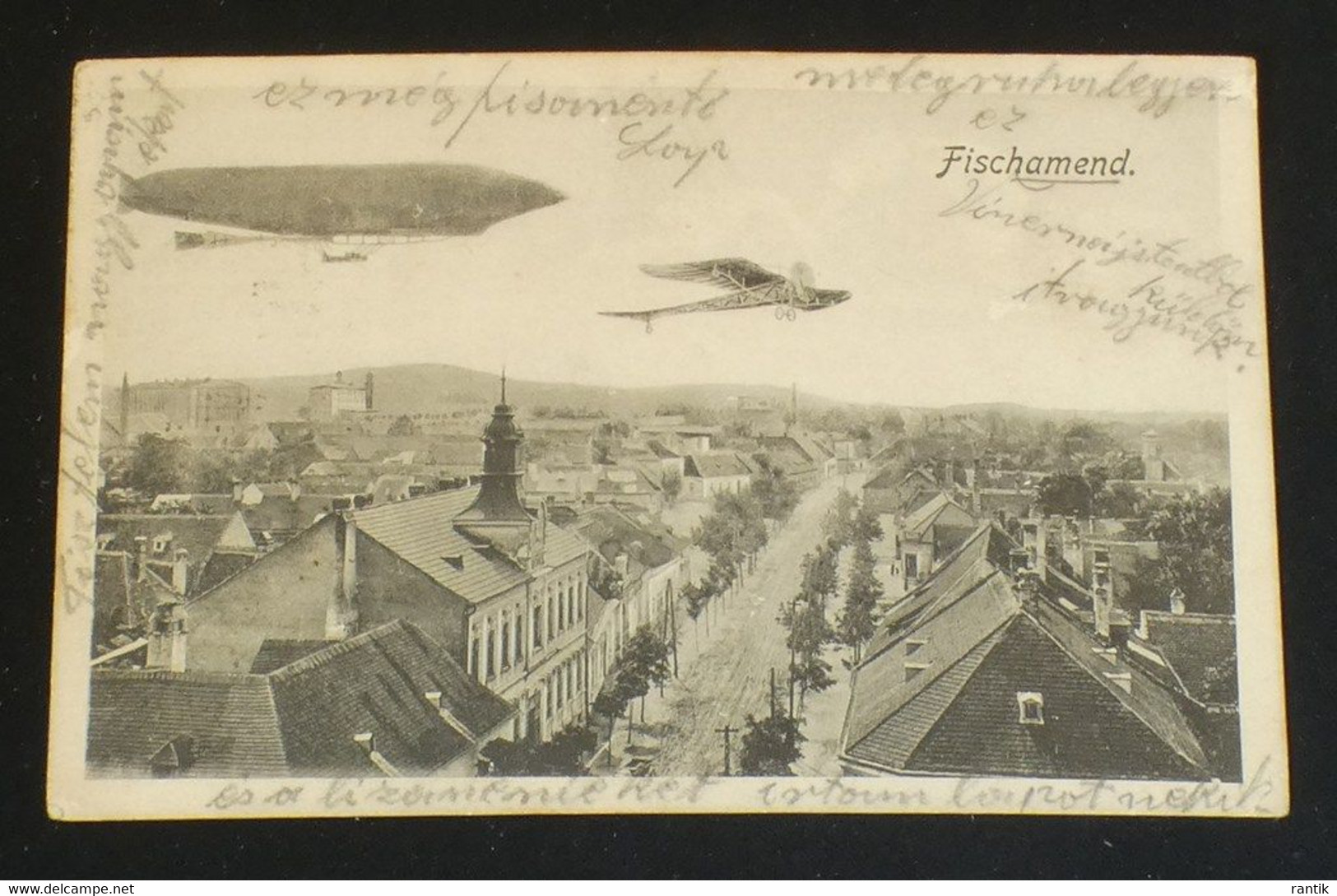 FISCHAMEND  Luftschiff Zeppelin - Fischamend