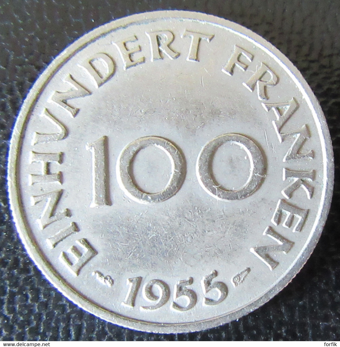 Sarre / Saarland - Monnaie 100 Francs 1955 - Altri & Non Classificati