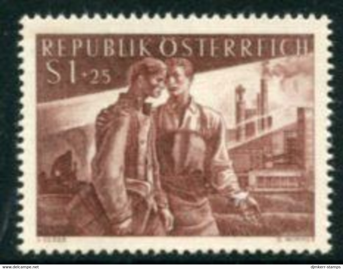 AUSTRIA 1955 Returnung Prisoners And Displaced Persons MNH / **.  Michel 1019 - Unused Stamps