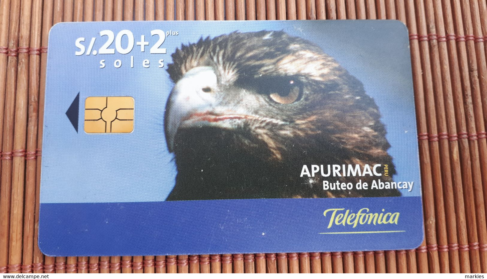Bird Phonecard L USED Only 50.000 Ex Made Rare - Pérou