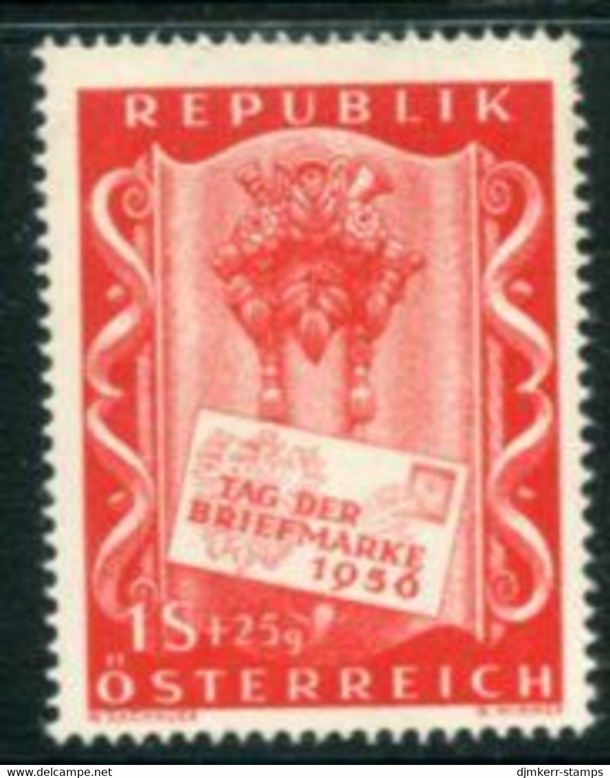 AUSTRIA 1956 Stamp Day MNH / **.  Michel 1029 - Ungebraucht