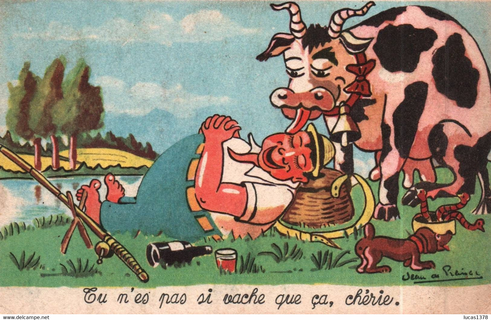 HUMOUR / ILLUSTRATEUR / DE PREISSAC / TU N ES PAS SI VACHE QUE CA CHERIE - Preissac