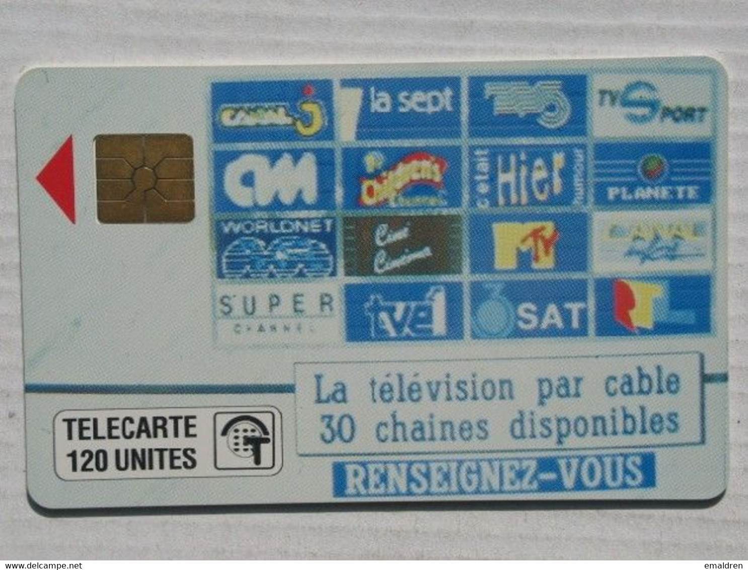 MF13. Télé Câblée. Utilisée - Monaco