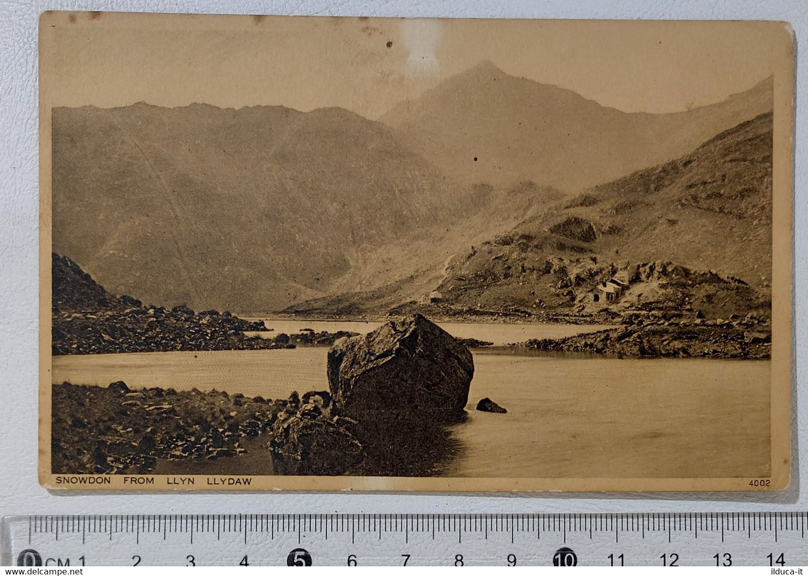 I122001 Cartolina Regno Unito Galles - Snowdon From Llyn Llydaw - Unknown County