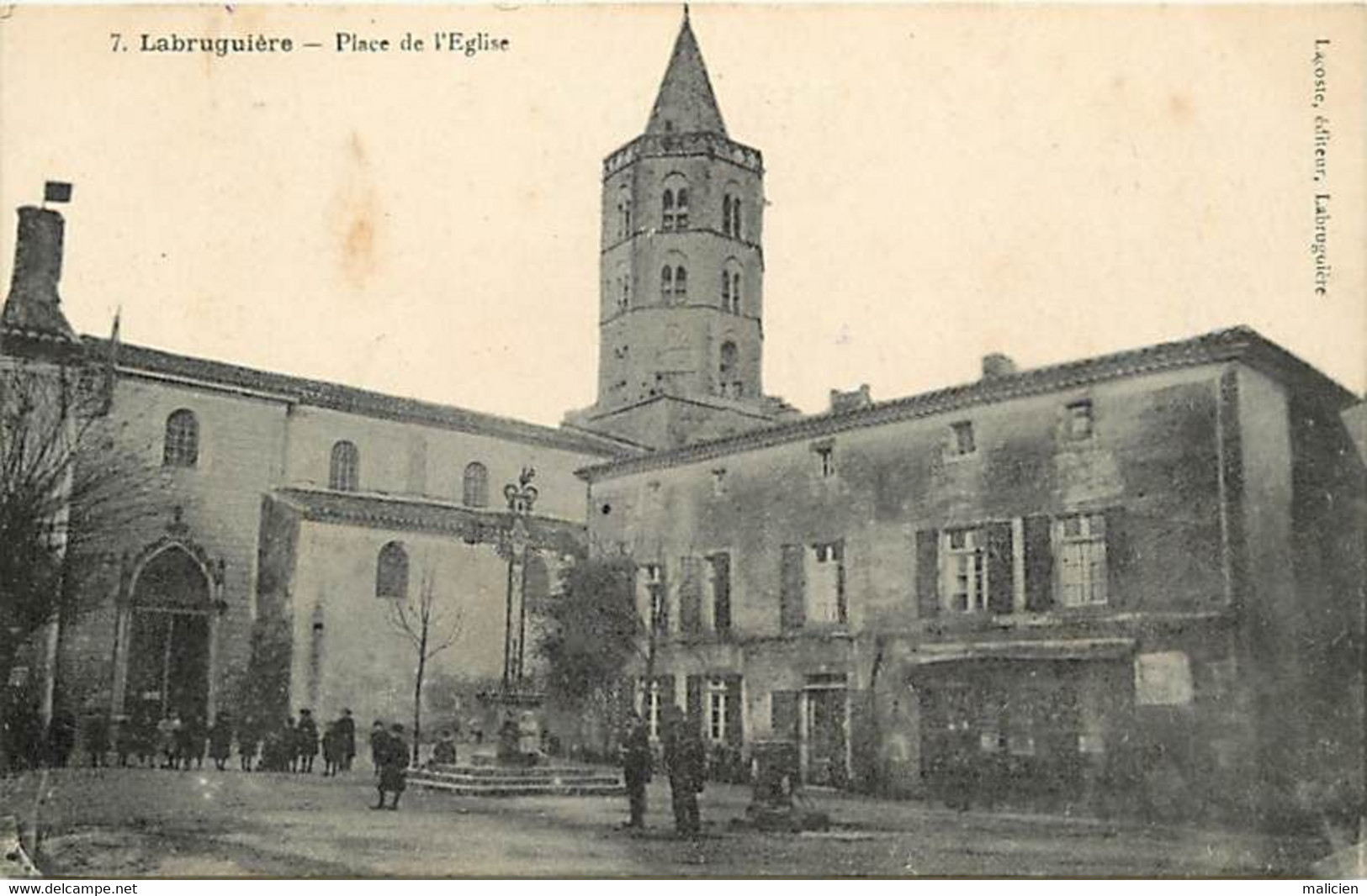 - Dpts Div-ref-BE440- Tarn - Labruguière - Place De L Eglise - - Labruguière