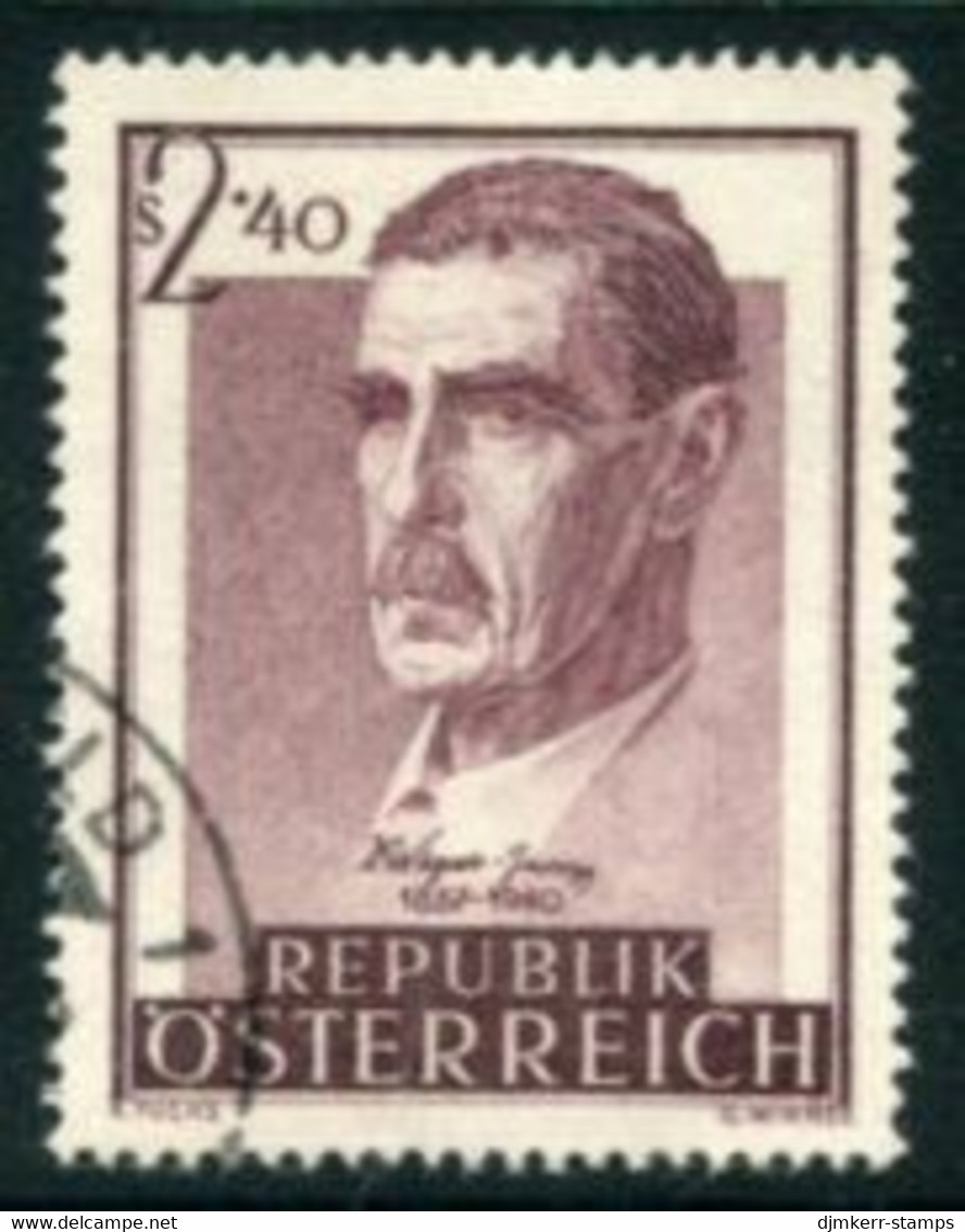 AUSTRIA 1957 Wagner-Jauregg Birth Centenary Used.  Michel 1032 - Used Stamps