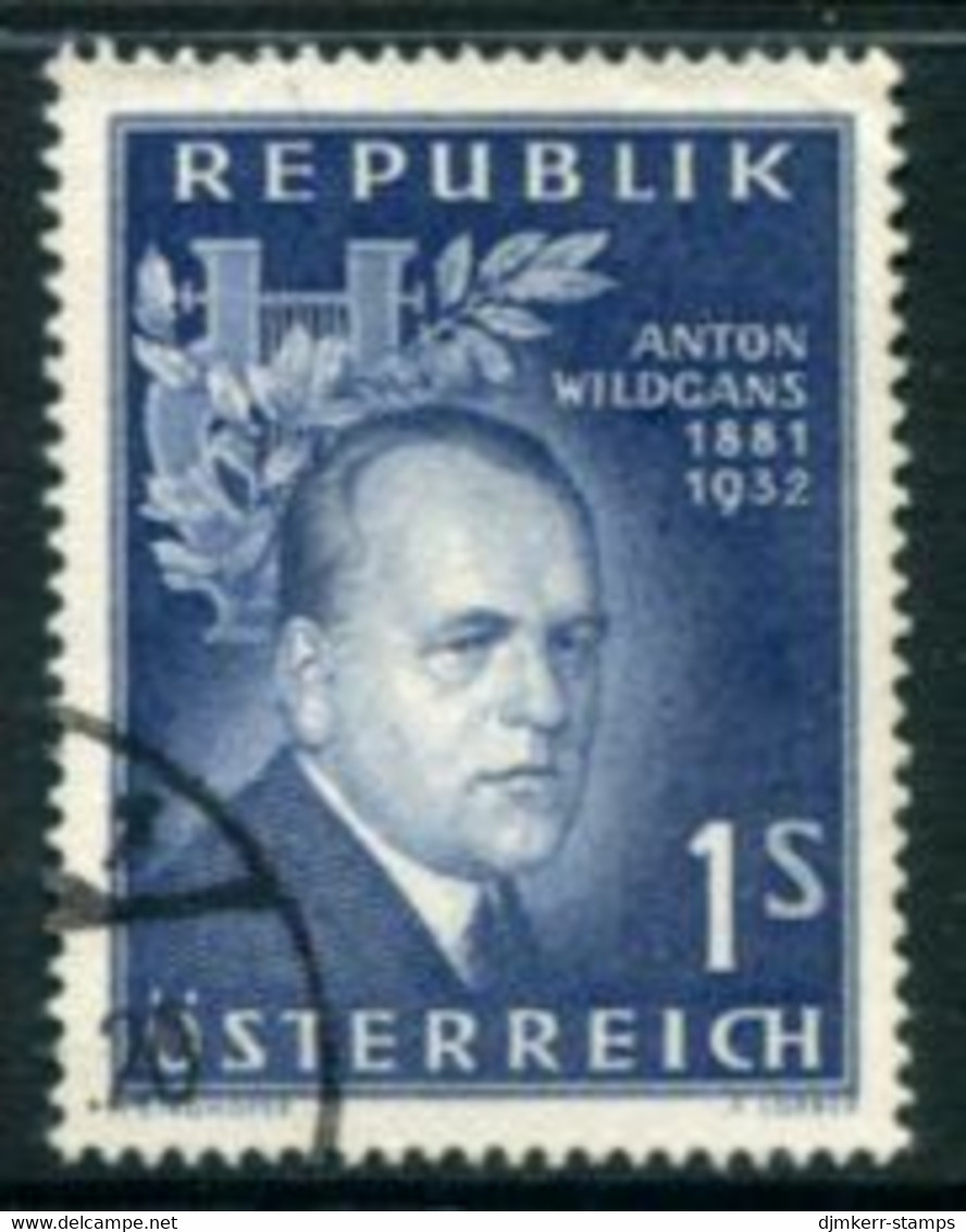 AUSTRIA 1957 Wikdgans Death Anniversary Used.  Michel 1033 - Used Stamps