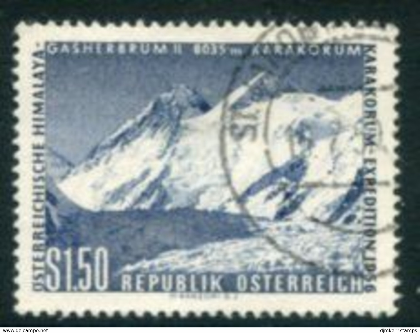 AUSTRIA 1957 Karakorum Expedition Used.  Michel 1036 - Oblitérés