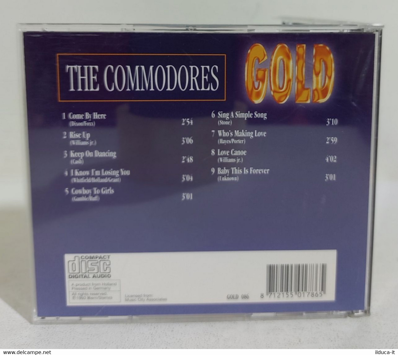 I108289 CD - THE COMMODORES - Gold - 1993 - Soul - R&B