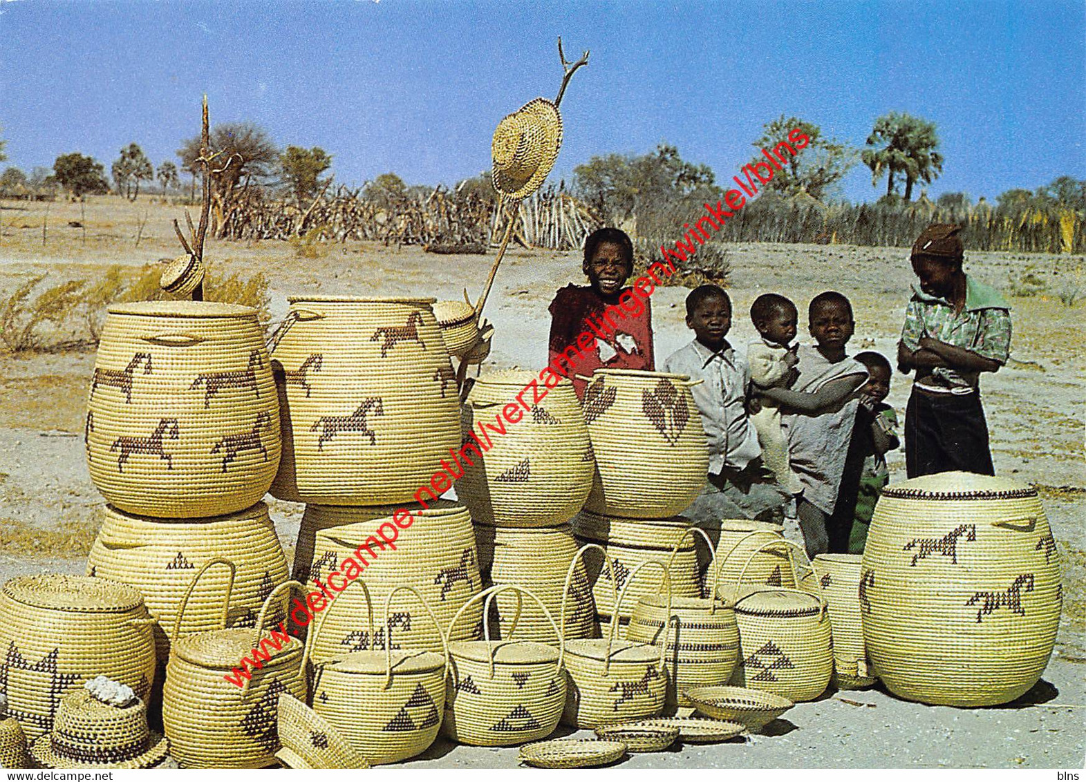 Namibia - Ovambo Baskets - Namibia