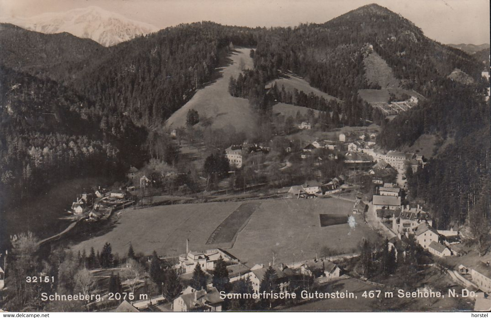 Austria - 2770 Gutenstein - Schneeberg 2075m Und Seehöhe 467m - Stamp - Gutenstein