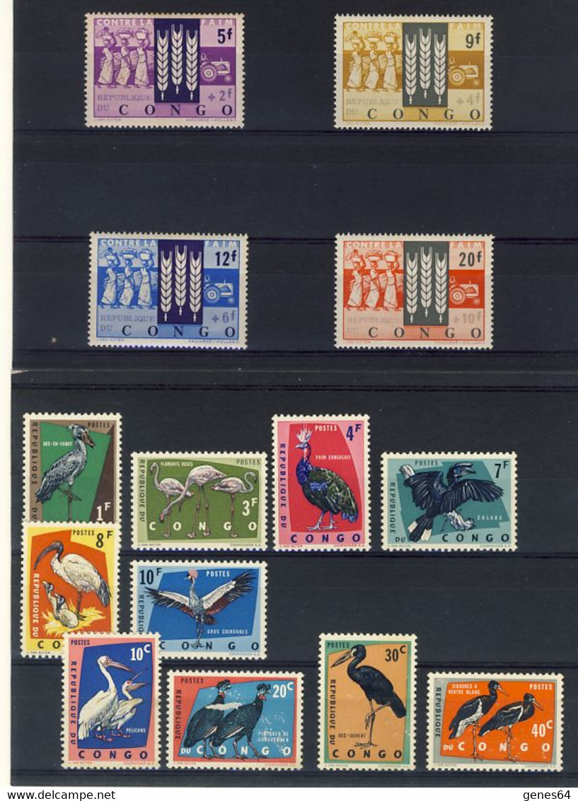 Lot Of 79 New Stamps From 1923 To 1963 In Series And / Or Divisions (see List) - MNH Some Value Mlh(5 Images) - Collections