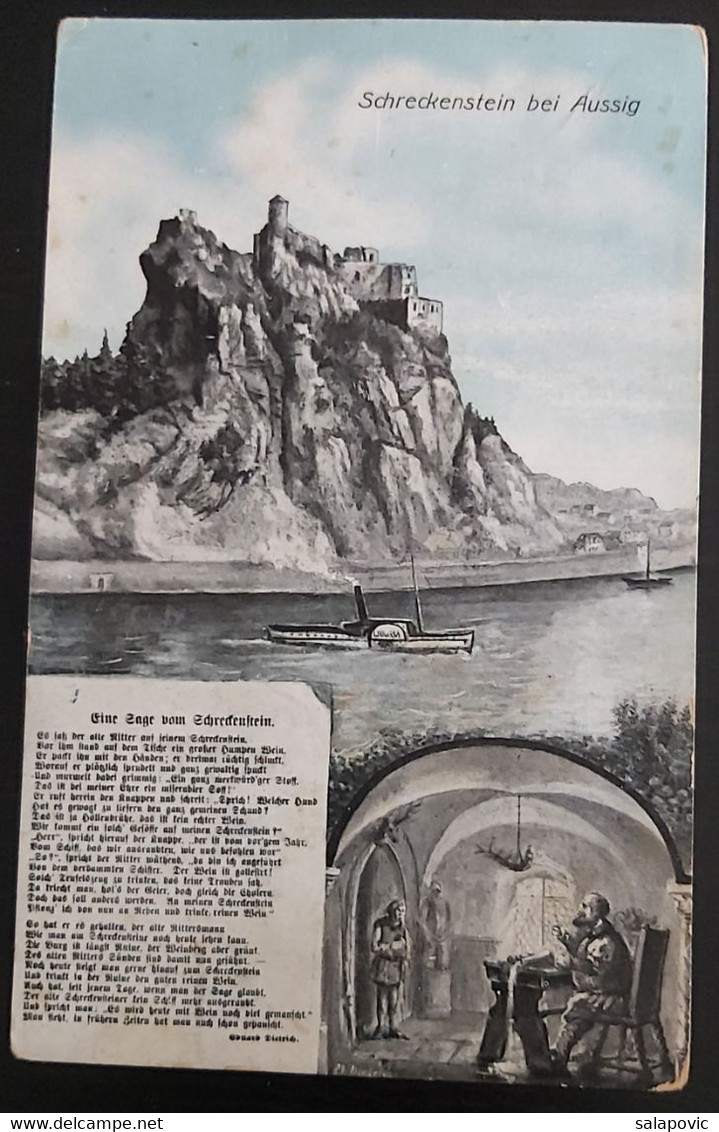 Germany, Burgruine Schreckenstein Bei Aussig - Sudeten