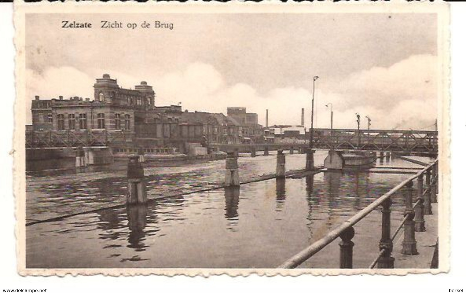 ZELZATE  ZICHT  OP  DE  BRUG  Circa  1955 Uitg  Delsaert  Nr  1849 D1 - Zelzate