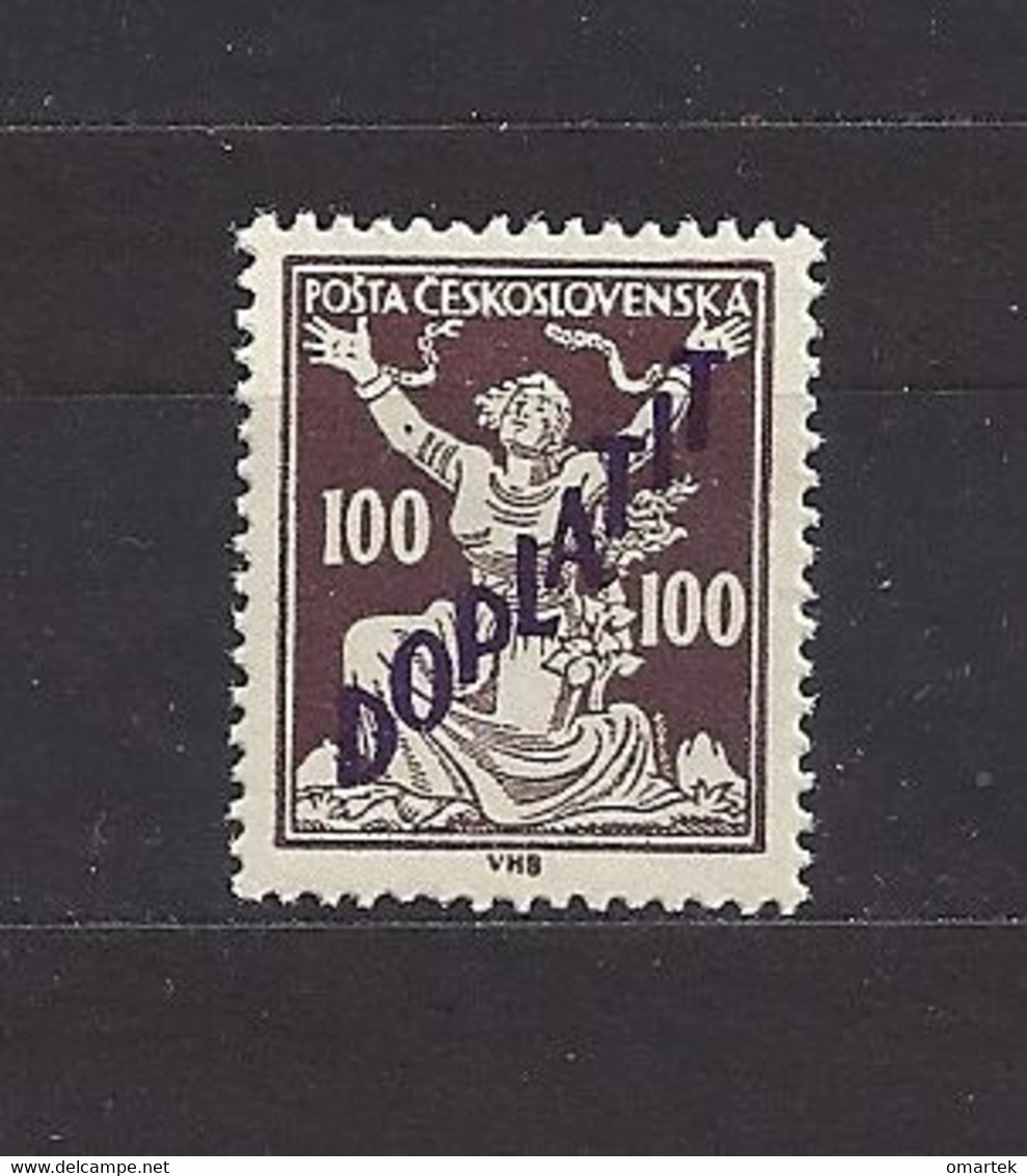 Czechoslovakia 1927 MNH ** Mi P 47 Sc J 50 Postage Due Stamps, Portomarken. Overprint. Tschechoslowakei C3 - Ungebraucht