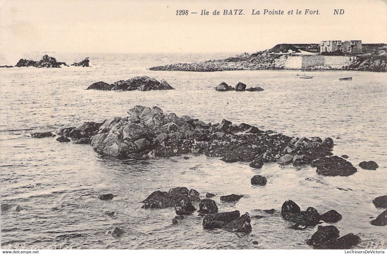 CPA - 29 - Ile De BATZ - La Pointe Et Le Fort - ND - Ile-de-Batz