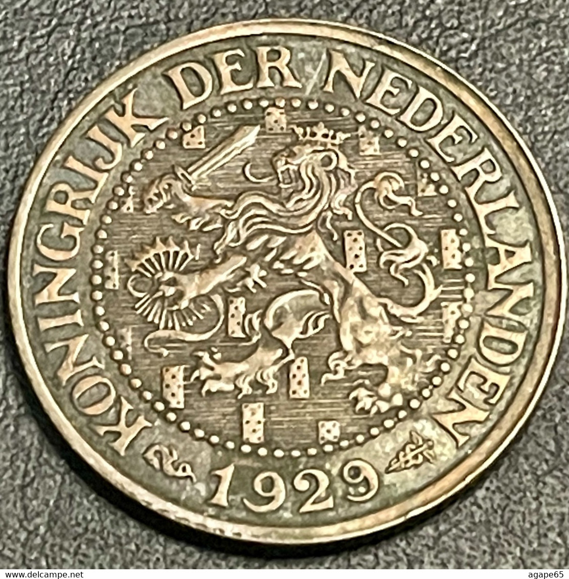 1929 Netherland 2,5 Cents - 2.5 Cent