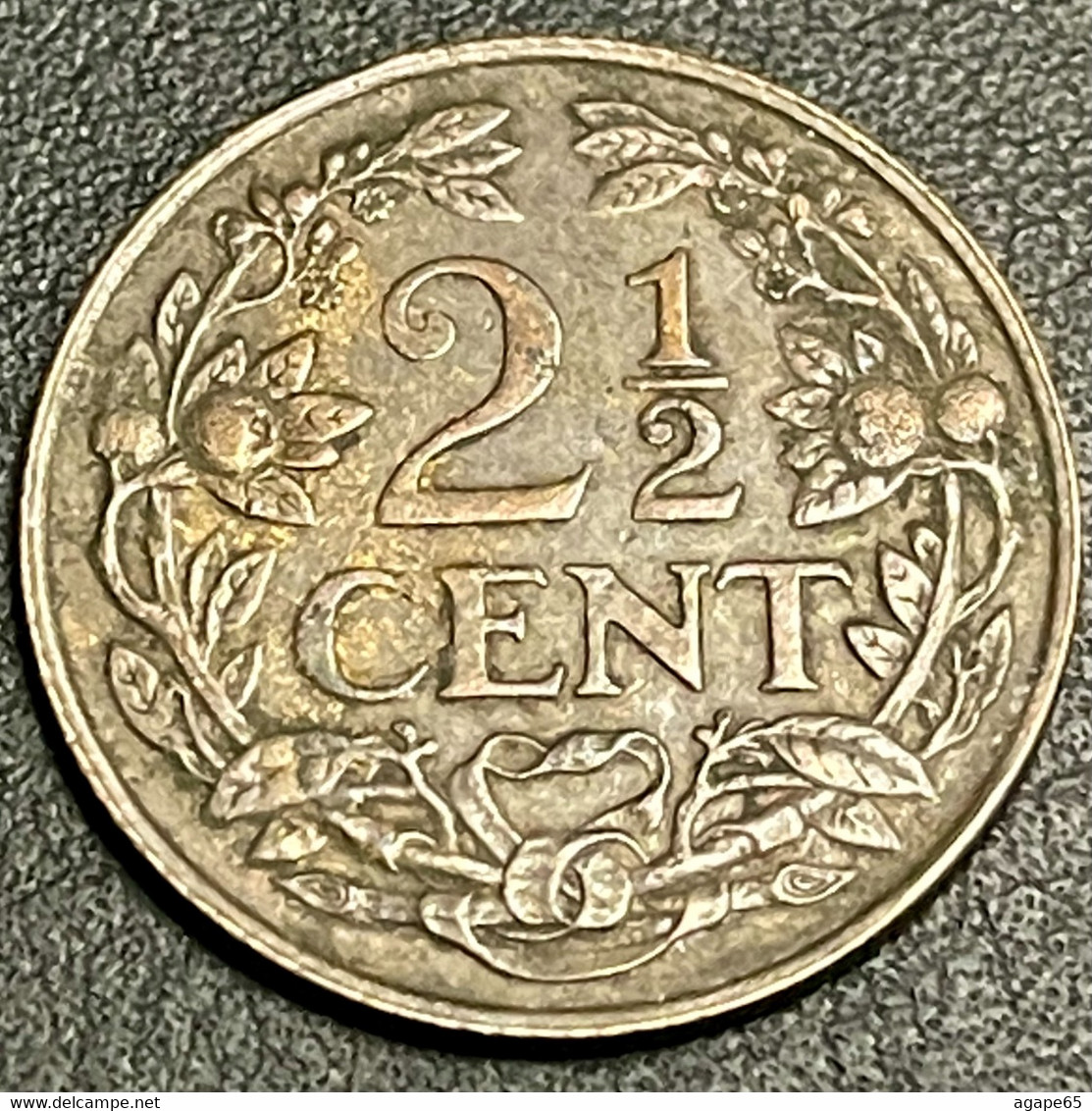 1941 Netherland 2,5 Cents - 2.5 Centavos