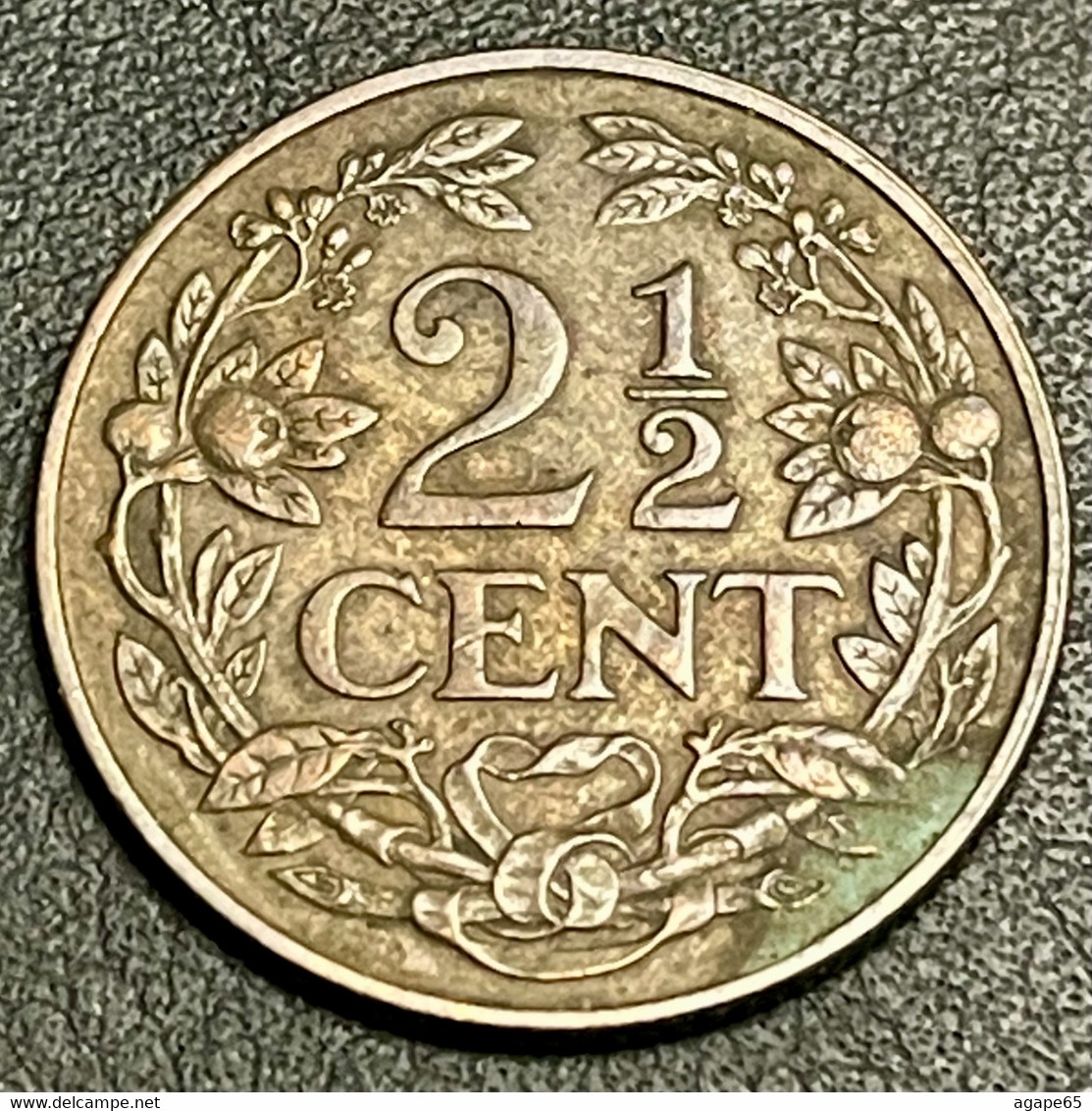 1941 Netherland 2,5 Cents - 2.5 Centavos