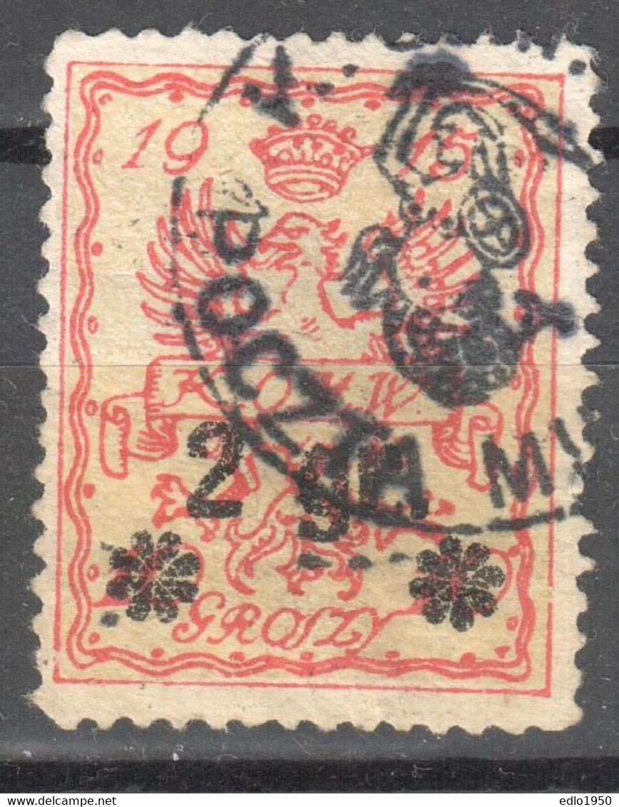 Poland 1915 - Warsaw Local Issues Mi.9 Used - Oblitérés