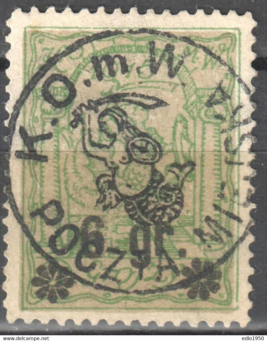 Poland 1915 - Warsaw Local Issues Mi.10 Used - Oblitérés