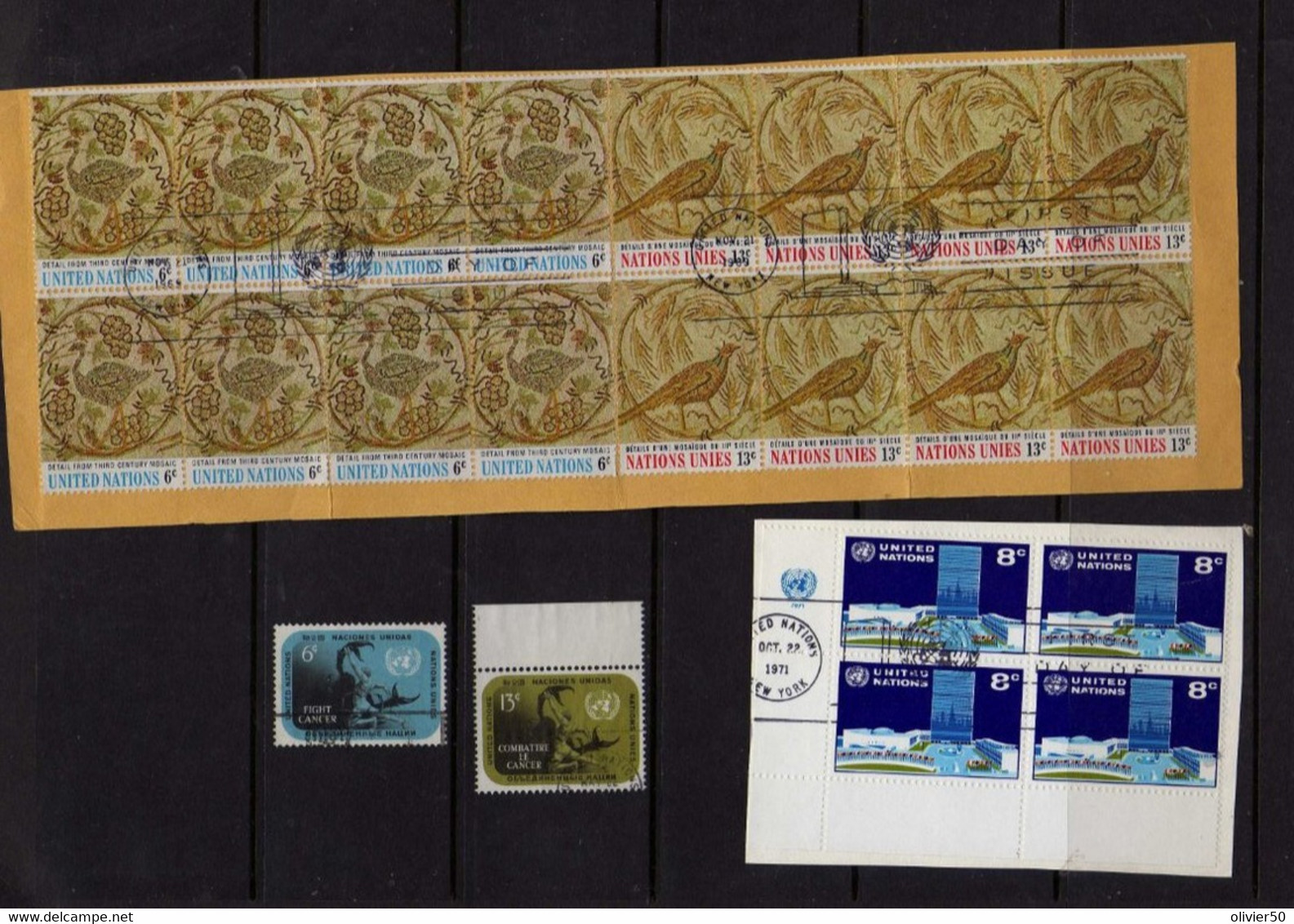 Nations Unies - Art - Evenements  Obliteres - Used Stamps