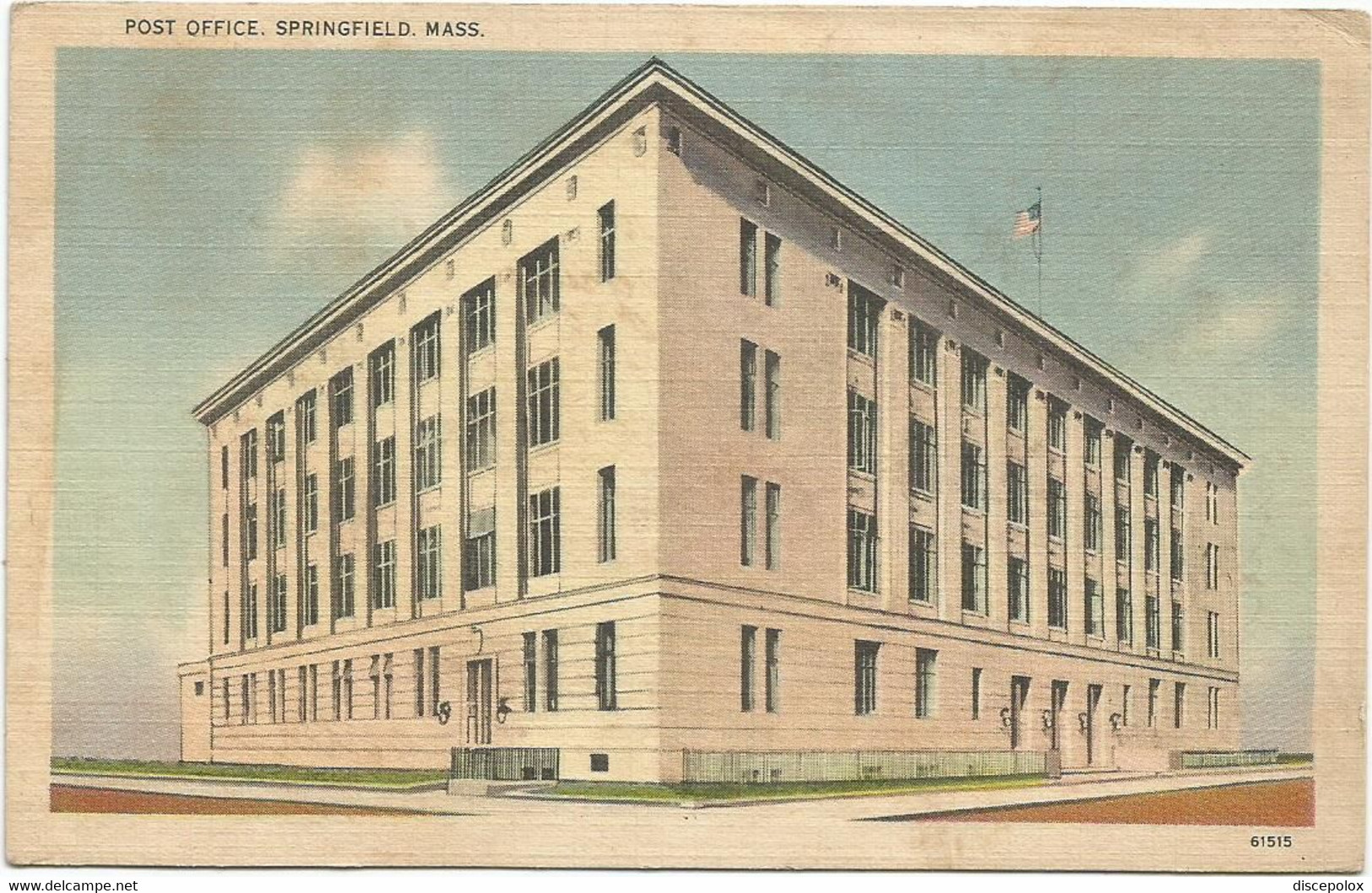 AC2287 Massachusetts - Springfield - Post Office / Non Viaggiata - Springfield