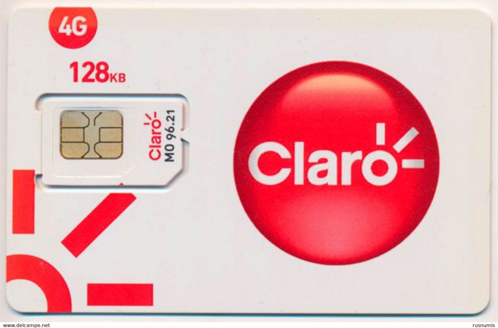 PANAMA CLARO GSM (SIM) CARD 4G 128kb MINT UNUSED - Panama